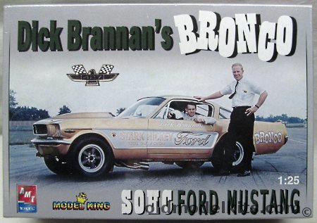 AMT 1/25 Dick Brannans Bronco SOHC Ford Mustang, 21572 plastic model kit